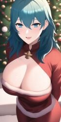 1girls ai_generated badtimer byleth_(fire_emblem) byleth_(fire_emblem)_(female) christmas fire_emblem fire_emblem:_three_houses nintendo solo stable_diffusion