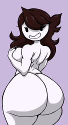 ass black_nails fat_ass fingernails jaiden jaiden_animations massive_ass mob_face morberious nail_polish wide_hips