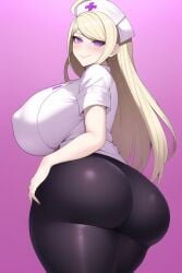 ai_generated akamatsu_kaede costume danganronpa huge_breasts nai_diffusion new_danganronpa_v3 nipple_bulge nurse s seductive stable_diffusion tagme