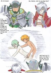 arumat_thanatos bacchus_d-79 blush caught clothing comic edge_maverick eldarian elf faize_sheifa_beleth green_hair interspecies star_ocean star_ocean_4 the_last_hope yaoi