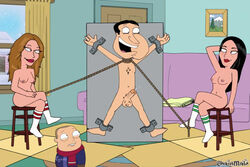 abby chainmale family_guy female glenn_quagmire jessica_biel megan_fox