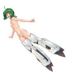 flat_chest green_hair macross macross_frontier panties ranka_lee tagme