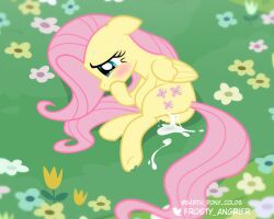 cum_in_pussy earth_pony_colds fluttershy_(mlp) implied_rape my_little_pony on_model solo straight_hair