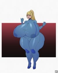 1girls blonde_hair bodysuit breasts busty fellatio_gesture female_protagonist full_body full_body_suit gesture gradient_background hourglass_figure huge_ass huge_breasts huge_thighs hyper_ass hyper_breasts konnobel lewd_gesture metroid mouth_open nintendo nipples_visible_through_clothing pinky_out ponytail samus_aran sexually_suggestive simple_background solo tan_skin thick_thighs tight_suit tongue_out voluptuous white_background zero_suit zero_suit_samus