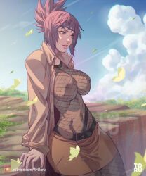 mitarashi anko from naruto by arttoru