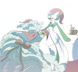 absurd_res alolan_form alolan_ninetales being_watched christmas christmas_clothing christmas_headwear clothing costume female gardevoir generation_3_pokemon generation_8_pokemon greedent group group_sex hat headgear headwear hi_res holiday_style_alolan_ninetales holiday_style_gardevoir holidays holowear_(pokemon) human interspecies looking_at_another male mammal ninetales nintendo oral pokémon_(species) pokemon pokemon_(species) pokemon_unite pokephilia regional_form_(pokemon) santa_costume santa_hat sex tapirclip threesome volo_(pokemon)