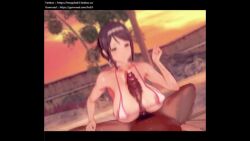 animated boobjob breasts censored cum dark-skinned_male dark_skin female hongcha03 huge_breasts huge_cock kaliethva male milf mp4 paizuri penis sound sound_edit video