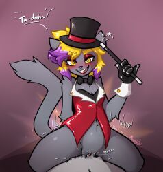 anthro ashley_(mewgle) feline female female_focus female_on_top magic mewgle tagme tophat