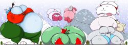 anna_(puffylover1) big_ass big_breasts breasts bubble_butt eva_(evaslimebunny) huge_ass puffster3