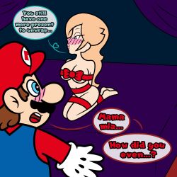 mario from christmas by mxrbackup