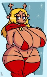 noelle holiday from deltarune by kingretrokirby