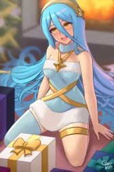 azura (fire emblem) from christmas by ciderwrath