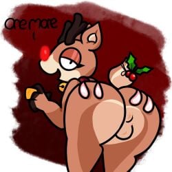 big_ass bubble_butt huge_ass lewdewott rudolph rudolph_the_red-nosed_reindeer rudolph_the_red_nosed_reindeer tagme