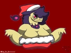 big_breasts breasts christmas fan_go_brrrrrrr pokemon pokemon_(species) typhlosion