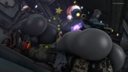 3boys 3d big_ass bubble_butt christmas cock don'tasklemon dontasklemon facesitting gay hand_on_penis huge_ass male_on_male male_only malesub pathfinder_(apex_legends) robot spectre_(titanfall) tagme yaoi