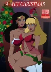 2d 2girls accurate_art_style alien alien_girl alien_humanoid amazon athletic athletic_female big_breasts big_tits black_hair blonde_hair blue_eyes breasts busty christmas cleavage curvaceous curvy curvy_figure dark_hair dc dc_comics dcau demigod demigoddess diana_prince digital_media_(artwork) eyebrows eyelashes eyes female female_focus female_only fit fit_female ghostlessm hair hips hourglass_figure huge_breasts humanoid justice_league kara_danvers kara_zor-el kryptonian large_breasts legs light-skinned_female light_skin lips long_hair mature mature_female multiple_girls star_earrings supergirl supergirl_(series) superhero superheroine superman_(series) themysciran thick thick_legs thick_thighs thighs tits top_heavy upper_body voluptuous waist watermark wide_hips wonder_woman wonder_woman_(series)