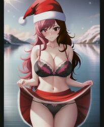 ai_generated christmas neo_(rwby) rwby segal03 skirt_lift stable_diffusion