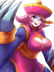 big_breasts cleavage clothing darkstalkers hsien_ko_(cosplay) large_breasts mega_man mega_man_x mega_man_x_dive nana_(mega_man) noburockman tagme