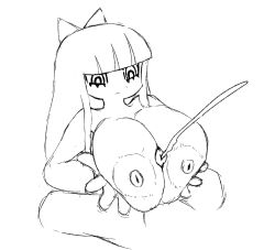 cum ejaculation ejaculation_between_breasts ferretidk fisherneph ivovvovi nipples paizuri panty_&_stocking_with_garterbelt stocking_anarchy unseen_male_face weirdduelist