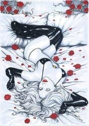 1girls chaos_comics coffin_comics death_(personification) female_focus female_only grim_reaper hi_res high_resolution highres hm1art lady_death queen_of_the_dead seductive_look tagme voluptuous_female