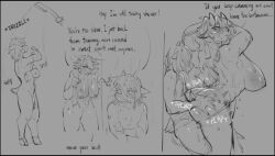 1boy 1girls 2022 abs ambiguous_penetration anthro anthro_on_anthro anthro_only anthro_penetrated anthro_penetrating anthro_penetrating_anthro anthrofied areola areolae arguing ascalys_(jigrasmut) ass big_ass big_breasts big_butt big_penis big_thighs black_and_white blush breasts cum cum_drip cum_inside cumming cumshot curvaceous curves curvy curvy_body curvy_female curvy_figure dialogue english english_text female furry furry_ears furry_only furry_tail hands_on_ass heart hi_res highres holding_ass hooves horns huge_ass huge_breasts huge_butt jigrasmut large_ass large_breasts large_butt large_penis large_thighs larger_female looking_back_at_viewer male male/female monochrome muscular muscular_arms muscular_female nipples open_mouth original original_character original_characters penetration penis plap round_ass short_hair shower shower_head shower_sex showering sincrescent squeezing_ass standing standing_sex steamy sweat sweatdrop sweating sweaty sweaty_body sweaty_breasts tail taller_girl thick_thighs thighs towel wet wet_body wet_skin zock_(sincrescent)