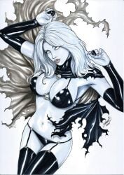 chaos_comics coffin_comics death_(personification) female_focus female_only grim_reaper hi_res hm1art lady_death long_hair queen_of_the_dead voluptuous_female