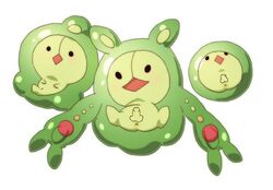 anus color duosion male male_only multiple_males nintendo pokemon reuniclus solosis white_background