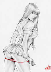 anus ass breasts busty dat_ass fabio marvel mary_jane_watson panties panty_pull spider-man_(series) thong