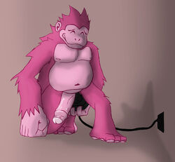 male_only mascot pink_gorilla ryusuke573