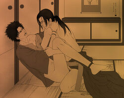 jin_(samurai_champloo) male mugen_(samurai_champloo) multiple_males samurai_champloo tagme yaoi