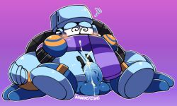 axolotlcat coldman.exe cum male_focus male_only mega_man mega_man_battle_network penis solo_male