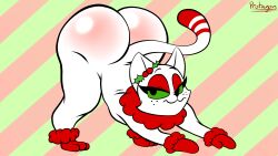 ass christmas feline female freckles fur huge_ass junipurr protagon thick_thighs wide_hips