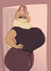 big_breasts breasts female furry hazel_(shakotanbunny) shakotanbunny tagme thick_thighs wide_hips