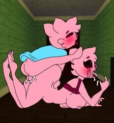 ambiguous_penetration artist_request cum cum_inside george_(piggy) incest penetration penny_(piggy) piggy_(game) roblox roblox_game tagme traced