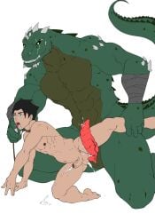 2boys abs ahe_gao ahegao balls batman batman_(series) black_hair bondage captured choked choking collar dc dc_comics dick_grayson diphallia diphallism doggy_style drooling duo duo_focus eyes_rolling_back famousfox13 foreskin fucked_from_behind fucked_into_submission gay killer_croc leash lizard male male_focus male_only multi_penis muscular muscular_male partially_retracted_foreskin penis rape red_penis robin_(dc) robin_(dick_grayson) rough_sex scales sex size_difference smaller_male stomach_bulge tagme tail the_batman tongue tongue_out uncircumcised unmasked