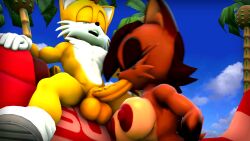 1boy 1girls 3d animated anthro blowjob bouncing_breasts fellatio female fox furry furry_only lynx male mp4 nicole_the_lynx nipples no_sound nude oral outside sega sonic_(series) sonic_the_hedgehog_(archie) sonic_the_hedgehog_(comics) sonic_the_hedgehog_(series) source_filmmaker tails tails_the_fox veiny_penis video wector