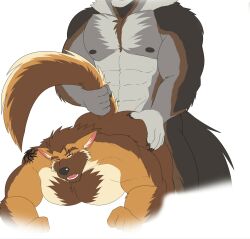 bara big_ass big_balls big_breasts big_butt big_penis canine chase_kusanagi cum doggy_style furry furry_gay furry_only gay himbo homosexual muscle musk