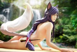 ahri from league of legends by fireboxstudio
