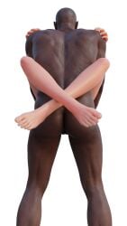 1boy 1girls 3d 3d_(artwork) ambiguous_penetration artist_request ass back back_view bald bald_male balls blender calves carrying carrying_partner completely_nude dark-skinned_male dark_skin duo duo_focus feet female female_penetrated genitals grabbing_shoulders hair hands_on_another's_shoulders hands_on_shoulders hi_res high_resolution highres hips human human_only implied_penetration interracial kiriko_(overwatch) legs lifted lifted_by_another lifting lifting_person light-skinned_female light_skin male male/female male_penetrating male_penetrating_female medium_hair naked nude nude_female nude_male overwatch overwatch_2 rear_view sex shiny_skin shoulder_grab source_request stand_and_carry_position standing standing_sex straight thighs toes transparent_background unseen_female_face unseen_male_face