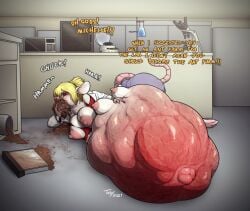 about_to_burst ant ants body_horror degeneracy dirt dirty eating fur furry gore grotesque guro hungry hyper hyper_belly immobile inflation mass_vore mind_break mindbreak navel_prolapse prolapsed_belly_button rat rodent stressed_belly stretch_marks swollen_belly tagme toby_art veiny_belly vore what