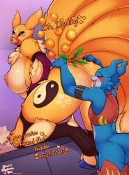 1girls anthro anthro_only big_breasts breasts digimon female rena_(yourdigimongirl) renamon vagina vagine yiff yourdigimongirl