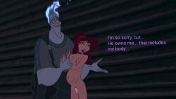 bad_art breasts clothed_male clothed_male_nude_female collar cum cum_in_pussy disney dubcon dubious_consent edit female hades_(hercules) hercules_(disney) implied_rape implied_sex megara netorare nipples noncon nonconsensual nude nude_female poorly_drawn poorly_edited pregnant pregnant_sex pussy screenshot_edit timidbirb uncensored unwanted_impregnation villain_on_hero