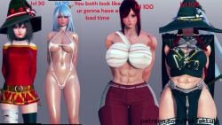 2futas 2girls 3d anal animated aqua_(konosuba) areolae big_breasts blue_hair breasts brown_hair crossover double_penetration erza_scarlet fairy_tail female futa_milf futa_on_female futanari human irene_belserion kono_subarashii_sekai_ni_shukufuku_wo! larger_futanari light_skin megumin mother_and_daughter mp4 multiple_girls music naked nipples nude penetration penis poktaklulu potaklulu red_hair reverse_cowgirl_position self_upload sex size_difference smaller_female sound spitroast standing_double_penetration standing_sex threesome vaginal_penetration video