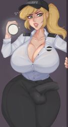 1futa 2022 big_breasts big_penis blonde_hair breasts bulge bulge_through_clothing cleavage clothed clothed_female clothing curvy edit electronics five_nights_at_freddy's five_nights_at_freddy's:_security_breach flashlight fnaf futa_only futanari futanari_edit green_eyes hat hips holding_object hourglass_figure huge_breasts huge_hips human lantern large_ass large_breasts large_hips light-skinned_futanari light_skin long_hair looking_at_viewer penis penis_under_clothes ponytail scottgames seductive simple_background slightly_chubby slim_waist solo spookiebuni standing thick_hips thick_legs thick_lips thick_thighs thighs third-party_edit thunder_thighs tight_clothing tight_fit uniform vanessa_(fnaf) voluptuous wide_hips