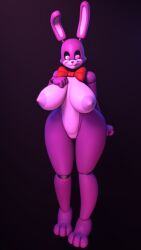 3d 3d-dusky bonnie_(fnaf) female female_only five_nights_at_freddy's large_breasts looking_at_viewer rule_63