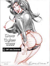 2007 colored dc_comics doctor_cylon julius_zimmerman justice_league smooth_skin tagme zatanna