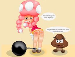 ass color female goomba mario_(series) nintendo oyashiro_thr43 toadette