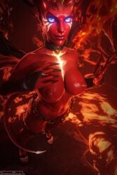 3d akasha dota_2 queen_of_pain succubus tagme