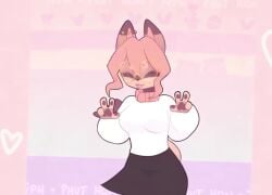 ._. animated animation_meme_community ass_clapping ass_shake ball_clapping clap clapping clapping_buttocks clapping_cheeks clothed dance dancer dancing edit funny fur furry glasses hazel_(typh) heart-shaped_pupils humor mp4 phut_hon shitpost skirt sound typh video