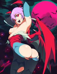 lilith aensland from darkstalkers by aetherion art